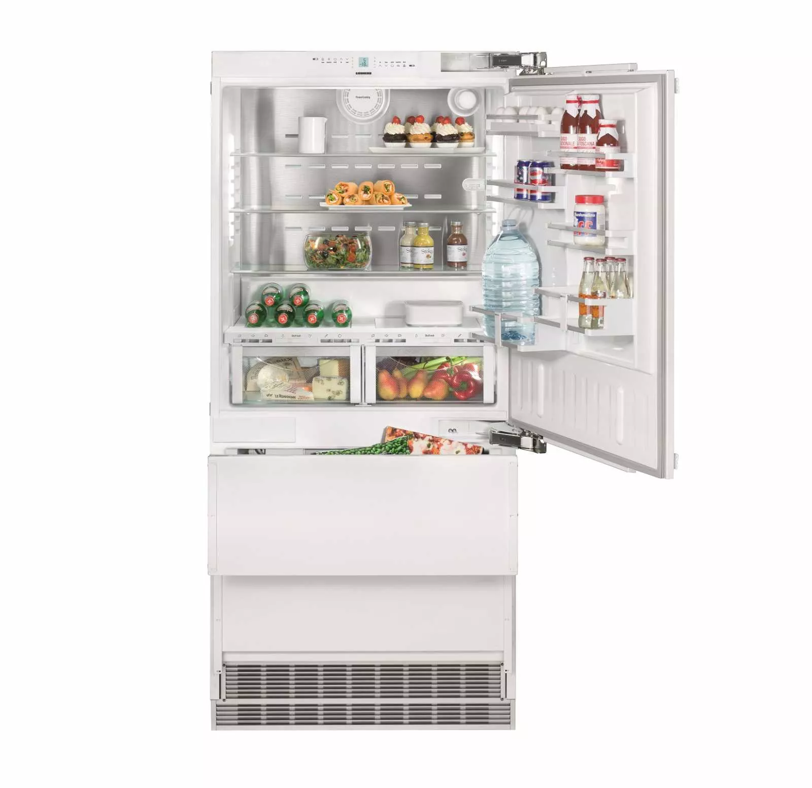 Встраиваемый двухкамерный холодильник Liebherr ECBN 6156 купить украина