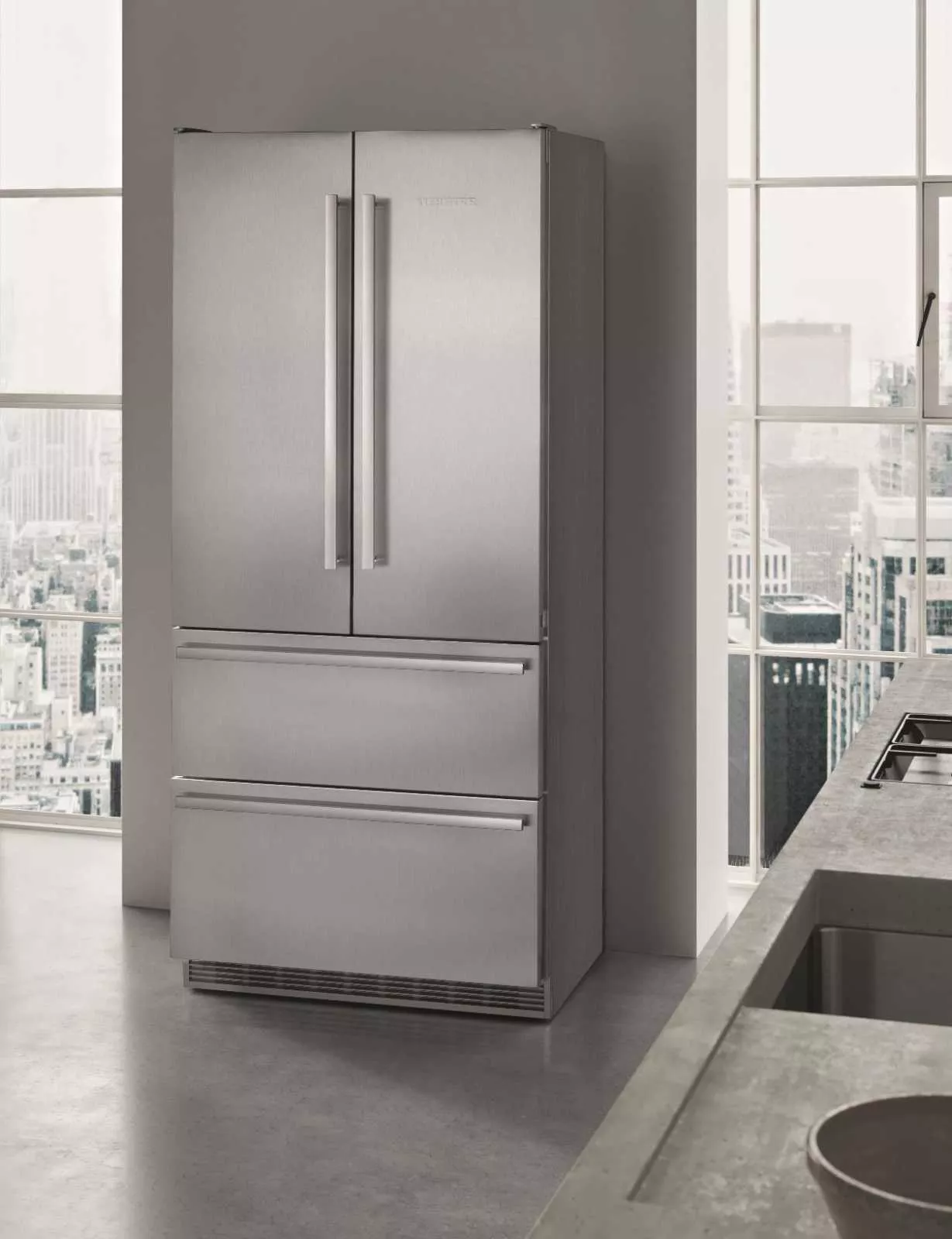 Холодильники новые модели. Холодильник Liebherr CBNES 6256. Холодильник многодверный Liebherr CBNBE 6256. Liebherr CBNES 6256 PREMIUMPLUS BIOFRESH NOFROST. Liebherr CBNES 6256-20.